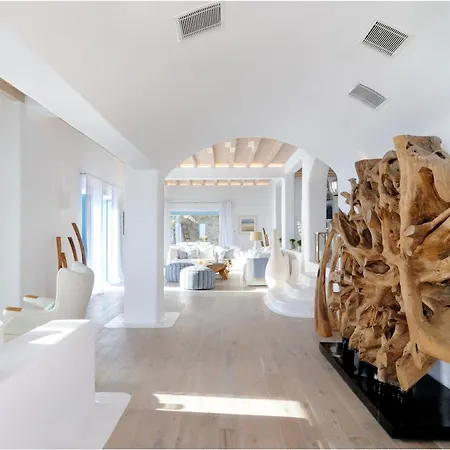Stunning Mykonos 7 Bedrooms Rosella Private Pool Modern Interiors Pouli Vila
