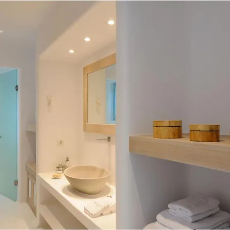 Stunning Mykonos 7 Bedrooms Rosella Private Pool Modern Interiors Pouli Vila *