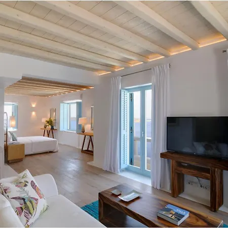 Stunning Mykonos 7 Bedrooms Rosella Private Pool Modern Interiors Pouli فيلة