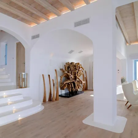 Vila Stunning Mykonos 7 Bedrooms Rosella Private Pool Modern Interiors Pouli *